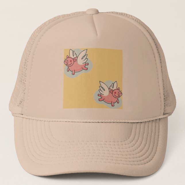 Casquette Cochons d'ange pour le Nouvel An Chinois 2019 chap (Devant)