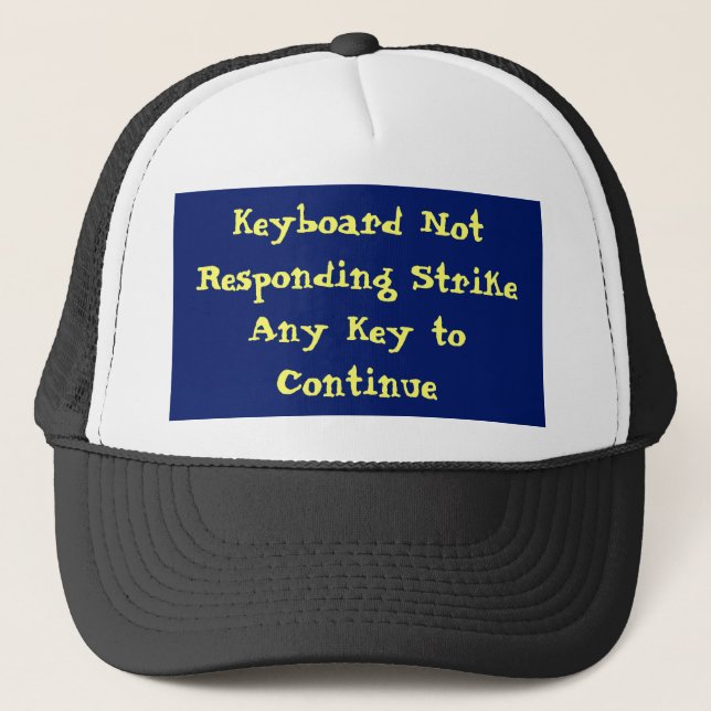 Casquette Code d'erreur de délai (Devant)