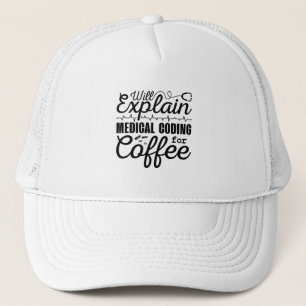 Casquette Coder Médicale Codage Médicale Codage café CID