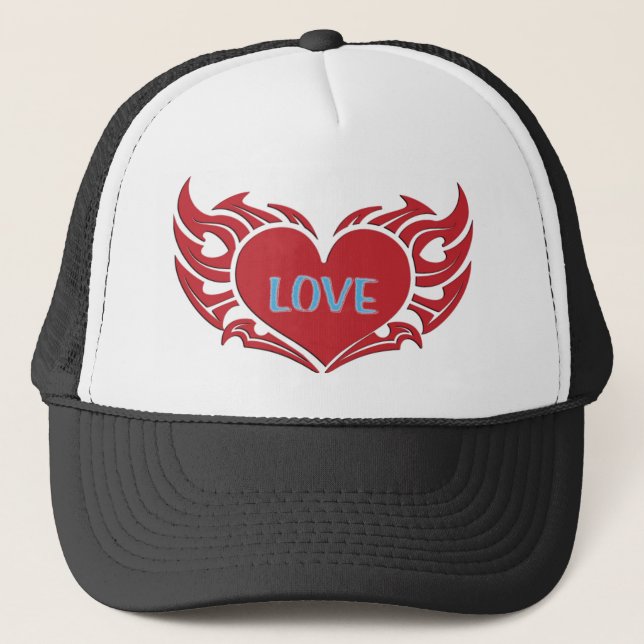 Casquette Coeur ailé (Devant)