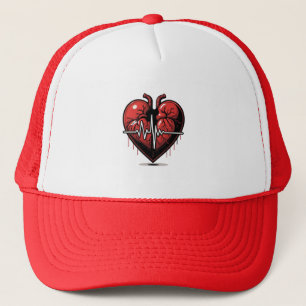 Casquette Cœur Anatomique avec Battement de Vie 