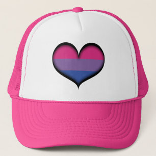 Casquette Coeur bisexuel