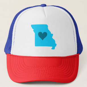 Casquette Coeur bleu dans l'État du Missouri