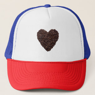 Casquette Coeur café