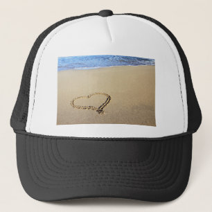 Casquette Cœur Cœurs Plage Sable Paradis Tropical Destinée