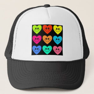 Casquette Coeur coloré