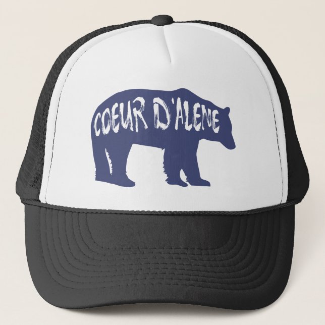 Casquette Coeur d'Alene Idaho Bear (Devant)
