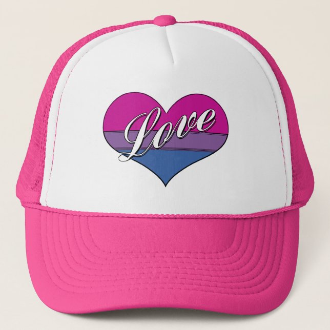 Casquette Coeur d'amour de Bi (Devant)