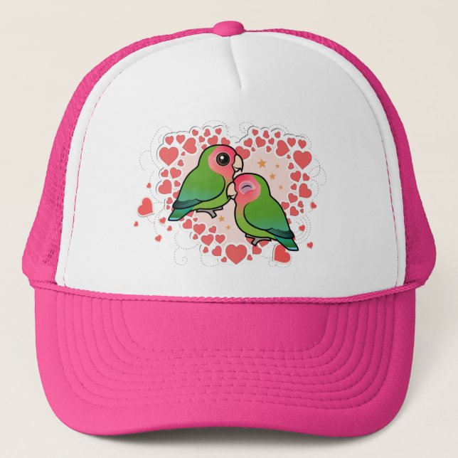 Casquette Coeur d'amour de perruche (Devant)