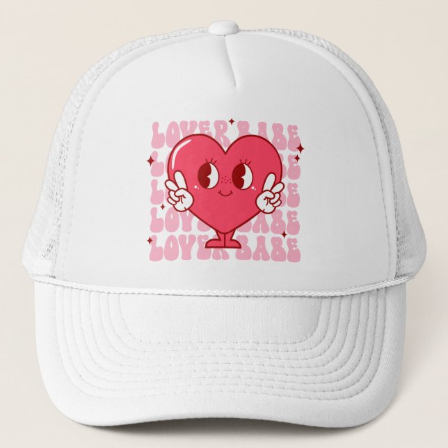 Casquette Coeur de bébé mignon (Devant)