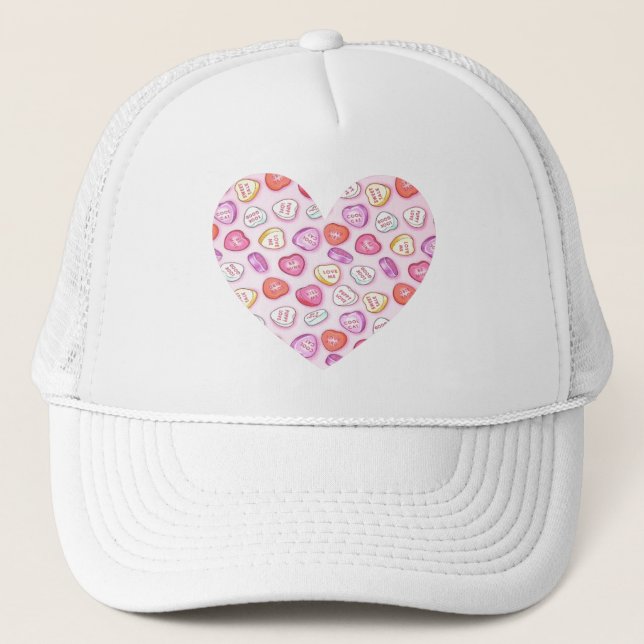Casquette Coeur de bonbons (Devant)