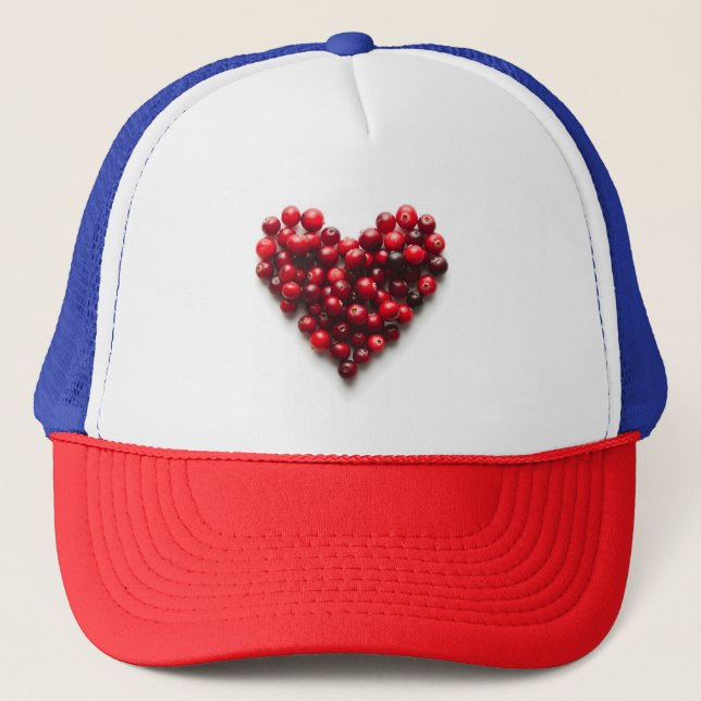 Casquette Coeur de canneberge (Devant)
