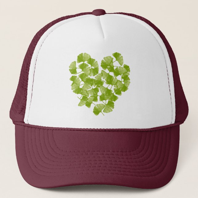 Casquette Cœur de feuille de Ginkgo (Devant)