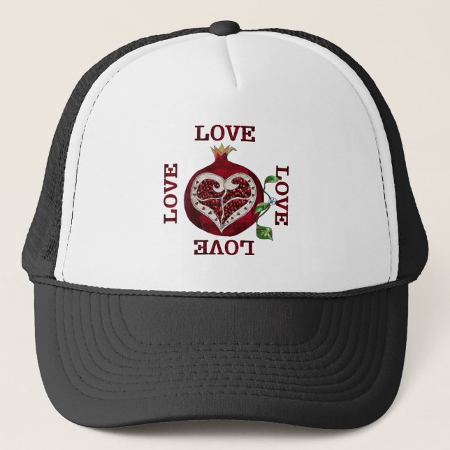 Casquette Cœur de Grenade AMOUR Saint-Valentin (Devant)