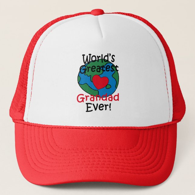 Casquette Cœur de Meilleur Papi du Monde (Devant)