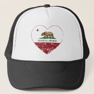Casquette Coeur de République de la Californie affligé