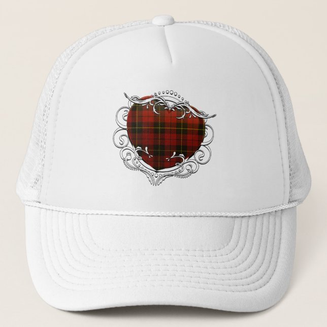 Casquette Coeur de Wallace Tartan (Devant)