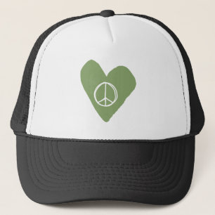 Casquette Coeur des signes de paix