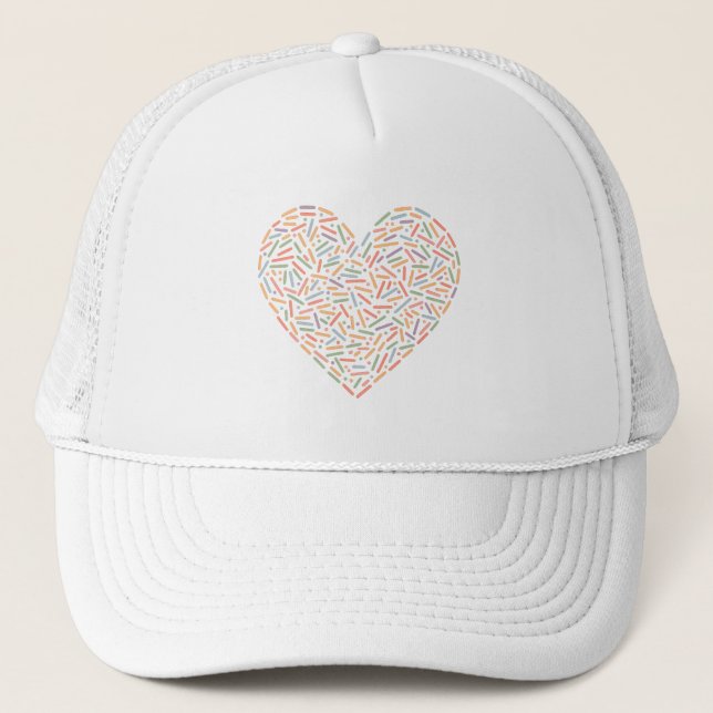 Casquette Coeur doux | Saupoudrer bébé (Devant)