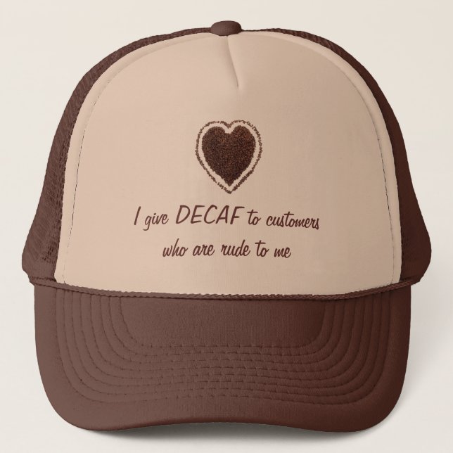 Casquette coeur du café (Devant)