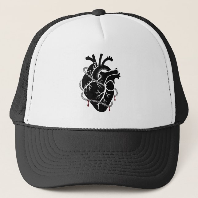 CASQUETTE CŒUR ENCHAÎNÉ (Devant)