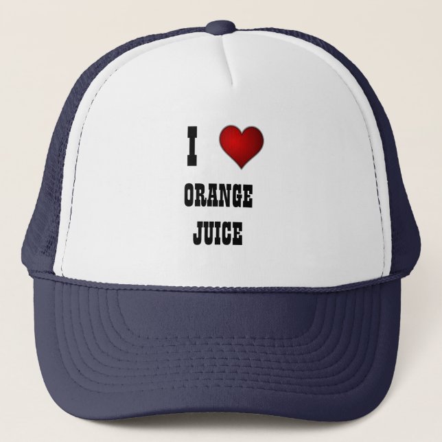 Casquette coeur, I, JUS d'ORANGE (Devant)