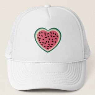 Casquette coeur mignon palestine pastèques colorées