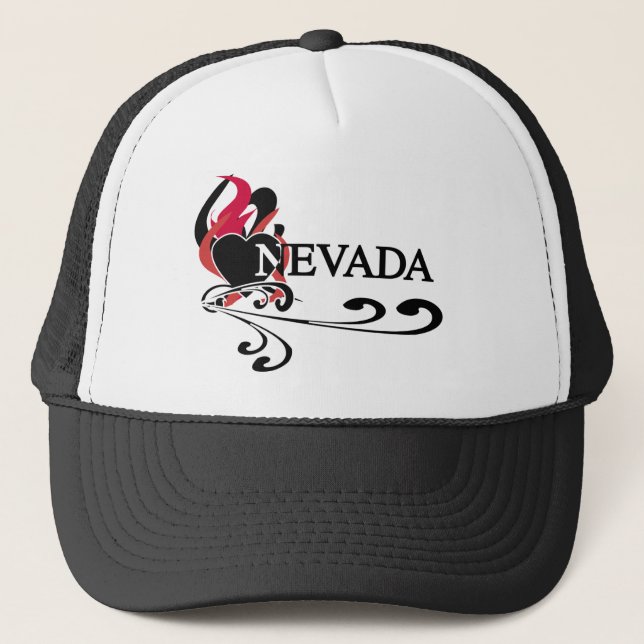 Casquette Coeur Nevada du feu (Devant)
