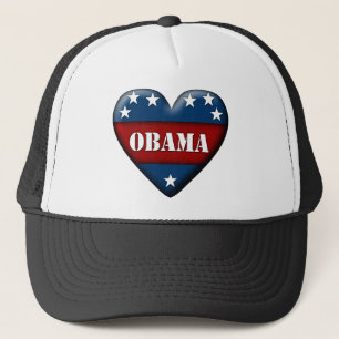 Casquette coeur patriotique obama