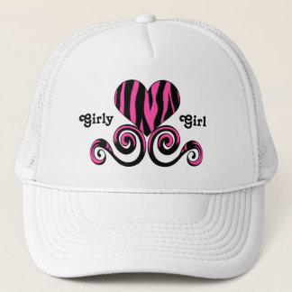 Casquette Coeur rayé zèbre