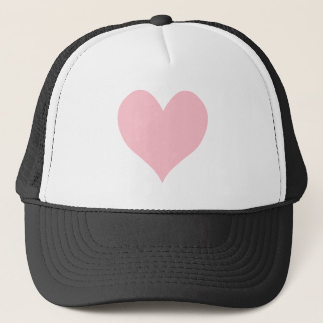 Casquette Coeur rose mignon (Devant)