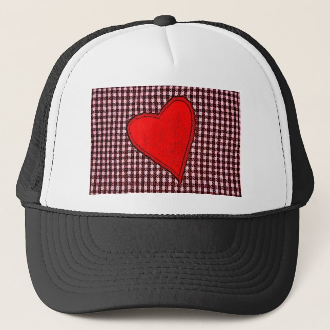 Casquette Coeur rouge (Devant)