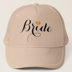 Casquette - coeur Tan de manuscrit de jeune marié