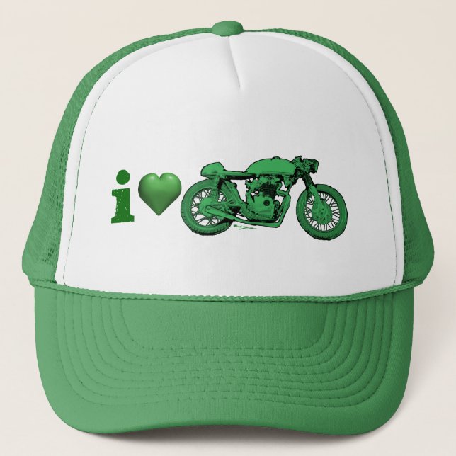 Casquette Coeur vert - Valentine - le jour de St Patrick (Devant)