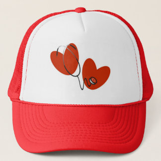 Casquette Coeurs et T-shirts et cadeaux de stéthoscope