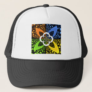 Casquette Coeurs Iridescente Polka sans soudure Point Art Ab