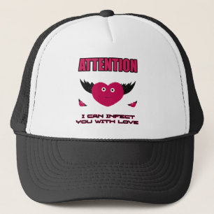 Casquette Coeurs volants amusants