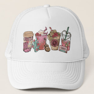 Casquette Coffee Lover Western Cowboy Theme