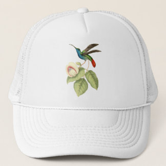 Casquette Colibri et fleur