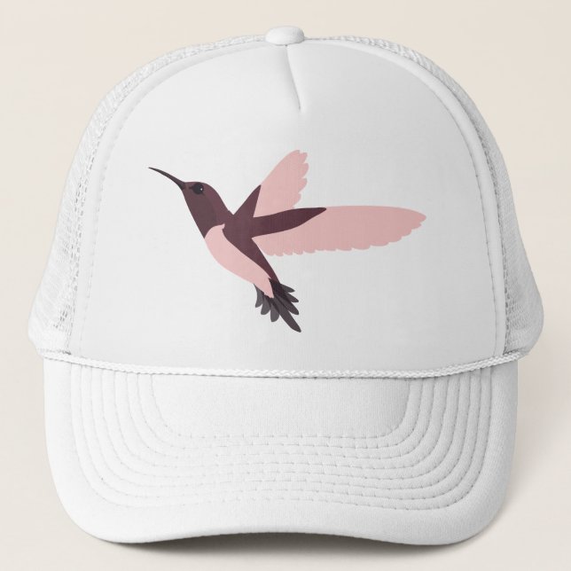 Casquette Colibri rose (Devant)