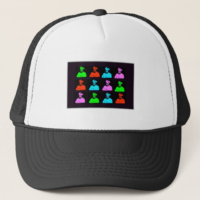 Casquette Collage de Mark Twain (Devant)