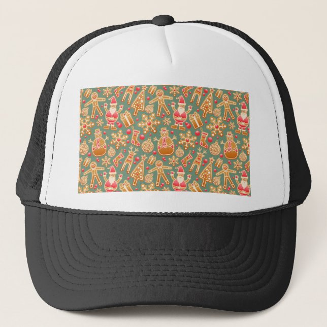 Casquette Collage de Noël (Devant)