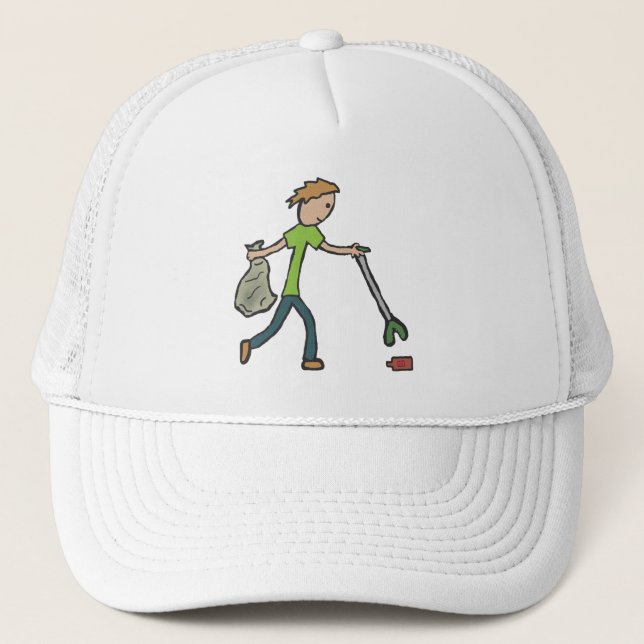 Casquette Collecte de journaux et de dossiers (Devant)