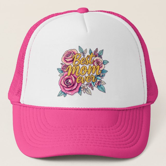 Casquette Collection Cadeau Floral Moderne (Devant)