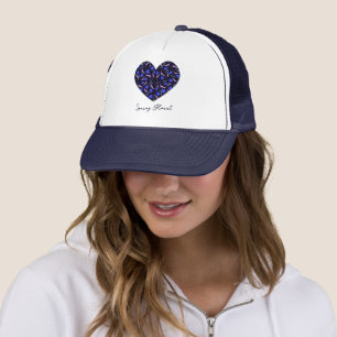 Casquette Collection de motifs floraux de printemps