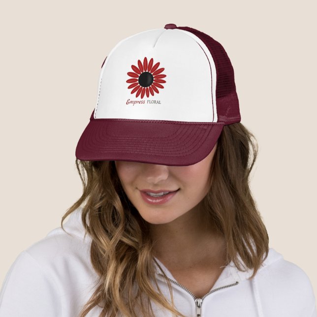 Casquette Collection Impératrice Florale Douce (En situation)