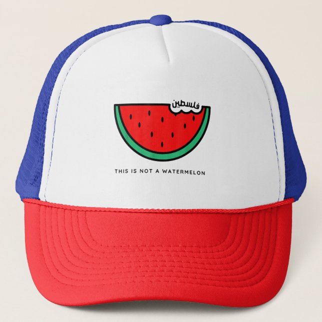 Casquette Collection Palestine 'This is not a Watermelon' (Devant)