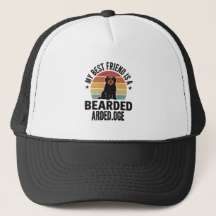 Casquette Colley barbu Design pour amateur de chien Coucher 