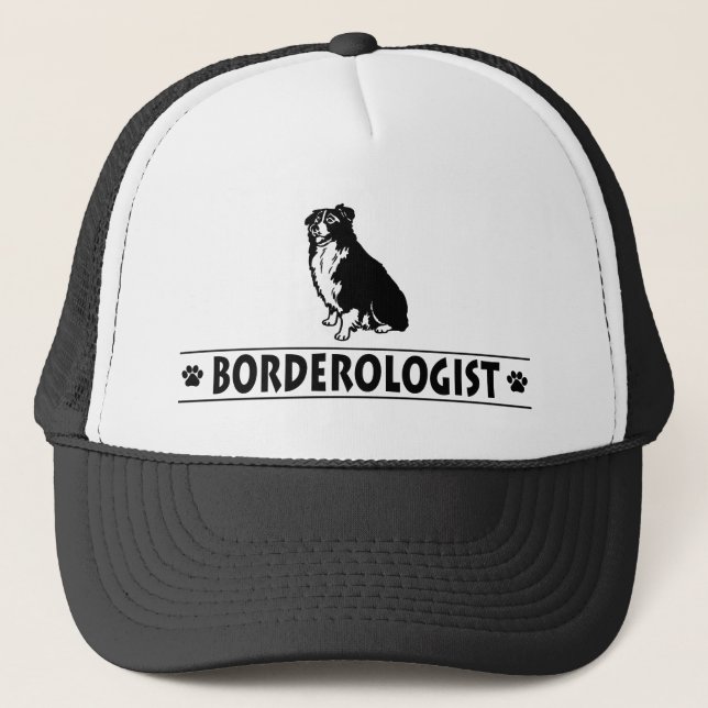 Casquette Collie frontalière humoristique (Devant)