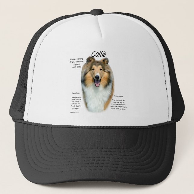 Casquette Collie (sable brut) Historique Conception (Devant)